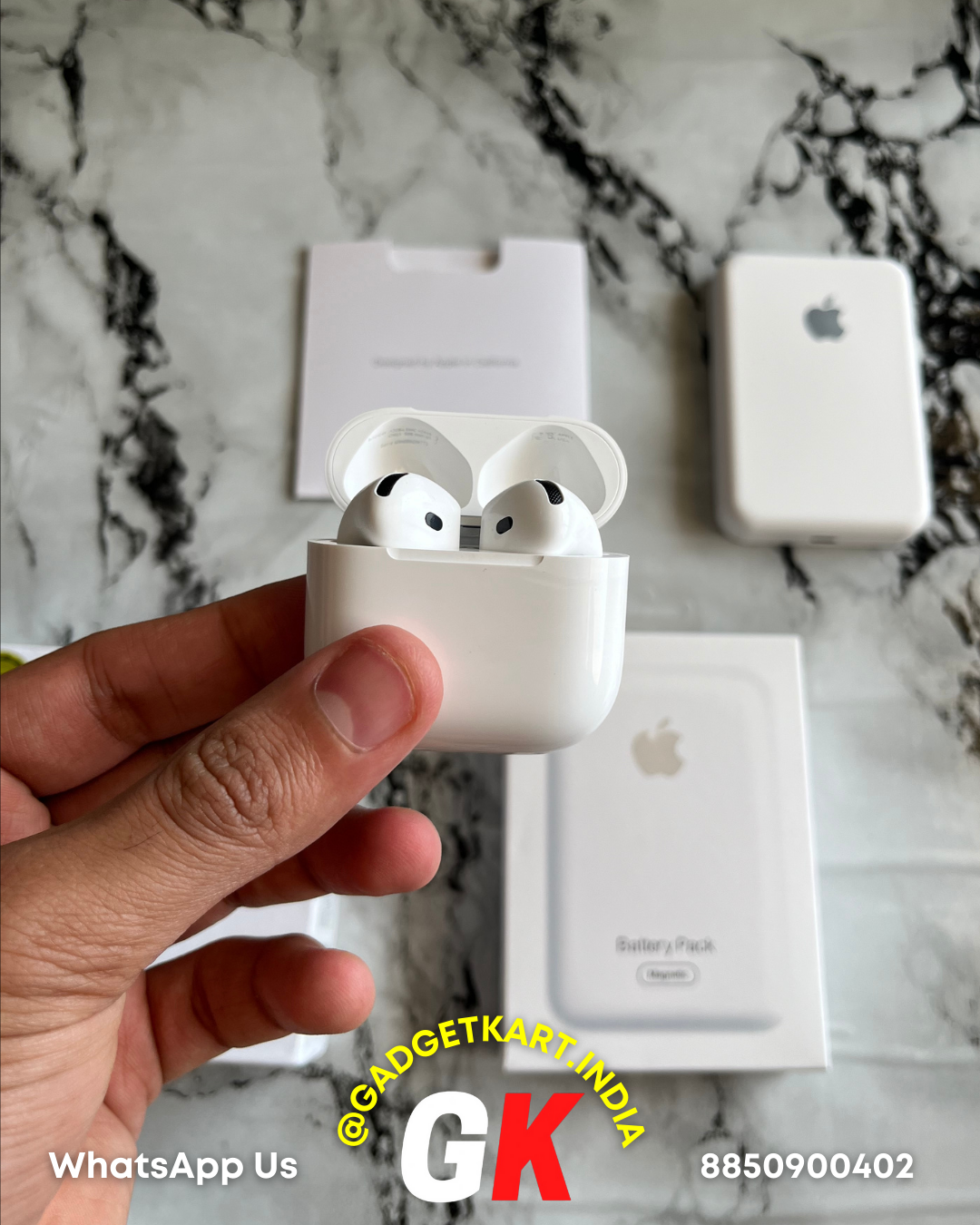 Combo : AirP0ds 4 + Mag$afe Powerbank (C005)